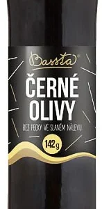 Bassta - Černé olivy ve skle 142g