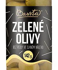 Bassta - Zelené olivy ve skle 142g