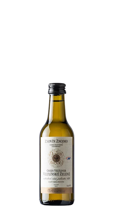 Znovín - Veltlínské zelené, jakostní, suché 0,187l