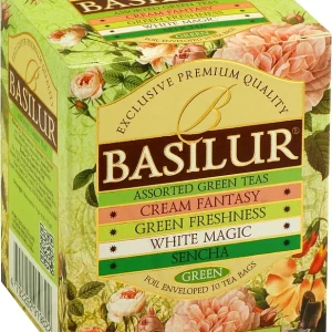 Basilur - Zelené čaje Bouquet Assorted přebal 10x1,5g