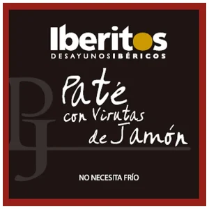 iberitos paté con virutas de jamón