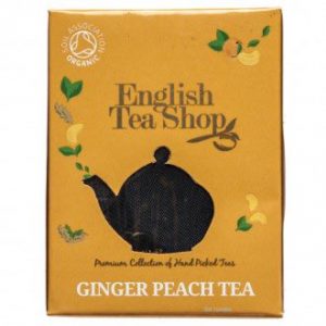 ets english tea shop ginger peach tea bio čaj zázvor broskev pyramidka
